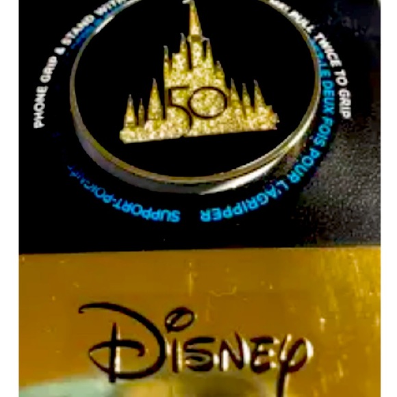 Disney’s 50th anniversary black and gold pop socket - Picture 1 of 1